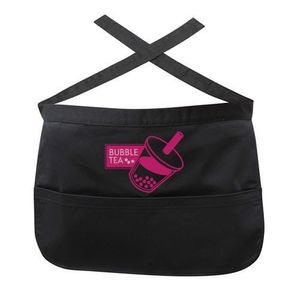 Custom Branded Black Money Pocket Apron - 1