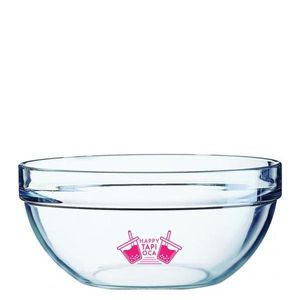 Custom Branded Stacking Mixing Glass Salad Bowl (200mm) - 1
