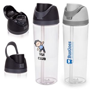 Custom Branded Fusion Bottle (Clear) - 1