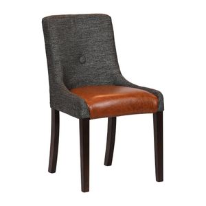 Bath Walnut Dining Chair with Smoke Back & Tan Seat (6 Pack) - JA289 - 1