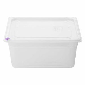 Hygiplas Click Polypropylene 1/2 Gastronorm Tray 150mm (4 Pack) - FZ090 - 1