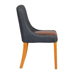 Bath Soft Oak Dining Chair with Sea Back & Tan Seat (6 Pack) - JA294 - 3