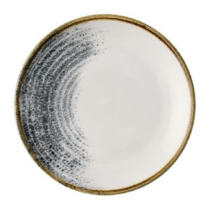 Churchill Homespun Accents Black Evolve Coupe Plates 165mm (12 Pack) - JA059 - 1