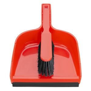 Jantex Dustpan & Brush Set - Red - HZ840 - 3