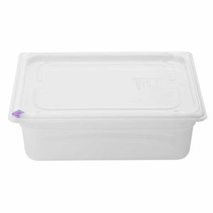 Hygiplas Click Polypropylene 1/2 Gastronorm Tray 100mm (4 Pack) - FZ089 - 1