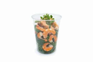 32oz r PET Deli Container (Case of 500) - 1