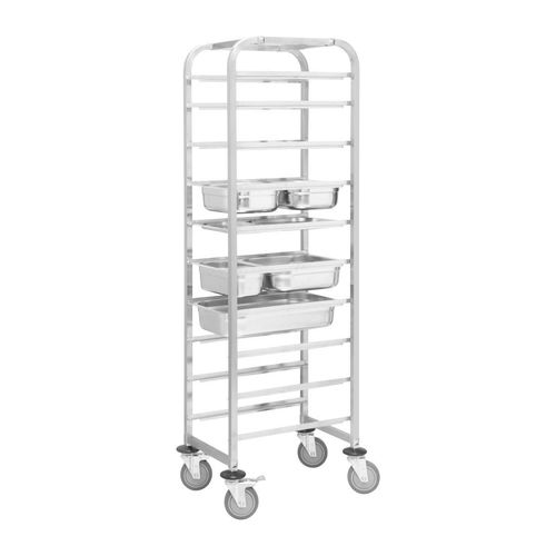 Nisbets Essentials Gastronorm Racking Trolley 10 Level - JA904 - 3