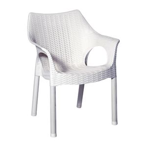 Bolero Elements Polypropylene Armchairs Snow (4 Pack) - JA913 - 1