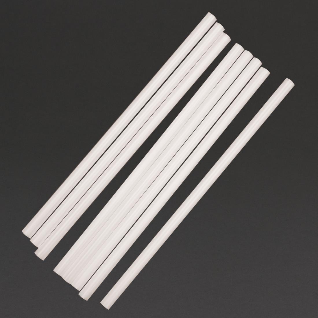 Fiesta Green Compostable CPLA Smoothie Straws Clear 200x8mm - Pack 250 - DA560 - 2