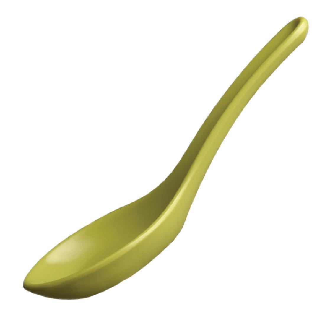 APS Melamine Spoon Green - Each - GL614 - 1