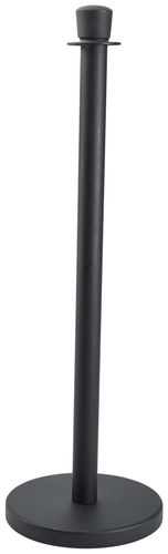 Genware Black Barrier Post (Pack of 2) - BP-RPEBK - 1