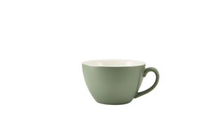 GenWare Porcelain Matt Sage Bowl Shaped Cup 34cl/ 12oz (Pack of 6) - 322134MSG - 1