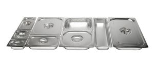 St/St Gastronorm Pan 2/1 - 100mm Deep - GN21-100 - 3