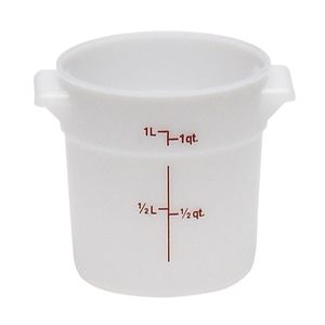 Cambro 0.9L Polyethylene Round - 1