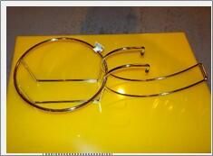 Chrome Plated Table Edge Bucket Holder - TIBH - 3
