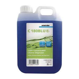 Winterhalter C180 BLUe Cleaner and Degreaser Super Concentrate 2 Litre - Pack of 2 - FA087 - 1