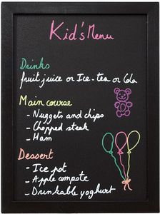 Woody Wall Chalkboard Black 60x40cm - 012204 - 1