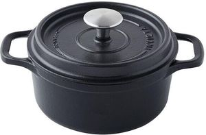 La Chasseur Round Cast Iron Slow Cooker Black 28cm - 071528 - 1