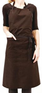 Bib Apron 102x95cm Black With Pocket - 130151 - 1