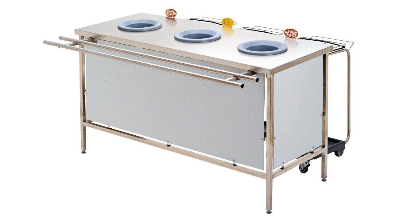 Sorting Table On Legs - 3 Wch - H 83cm - With Ramp With Signs - 858103 ...