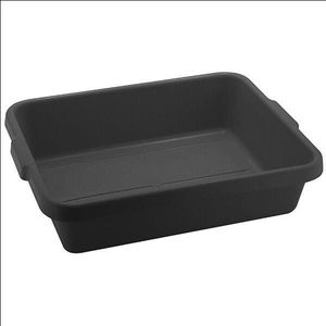 Sunnex Black Tote Box Bussing Tray 55X42X15Cm 22X16.5 X6In - TOTE-K - 1