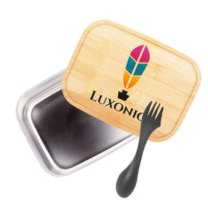 Custom Branded Stainless Steel Lunch Box - C6602 - 3