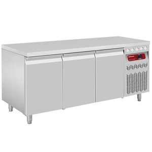 Diamond DT178/P9 3 Door Refrigerated Preparation Counter, 405 Litres - DT178-P9 - 1