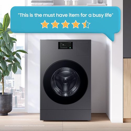 Samsung WD18DB8995BZT1 Bespoke AI All-in-One Heat Pump Washer Dryer, 18/11kg - WD18DB8995BZT1 - 16