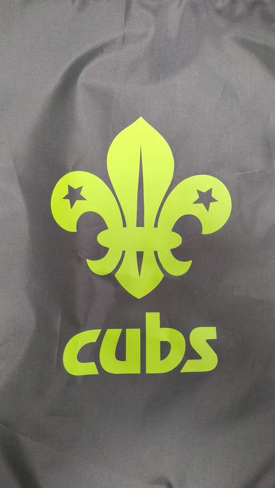 Cub Scout drawstring tote bag