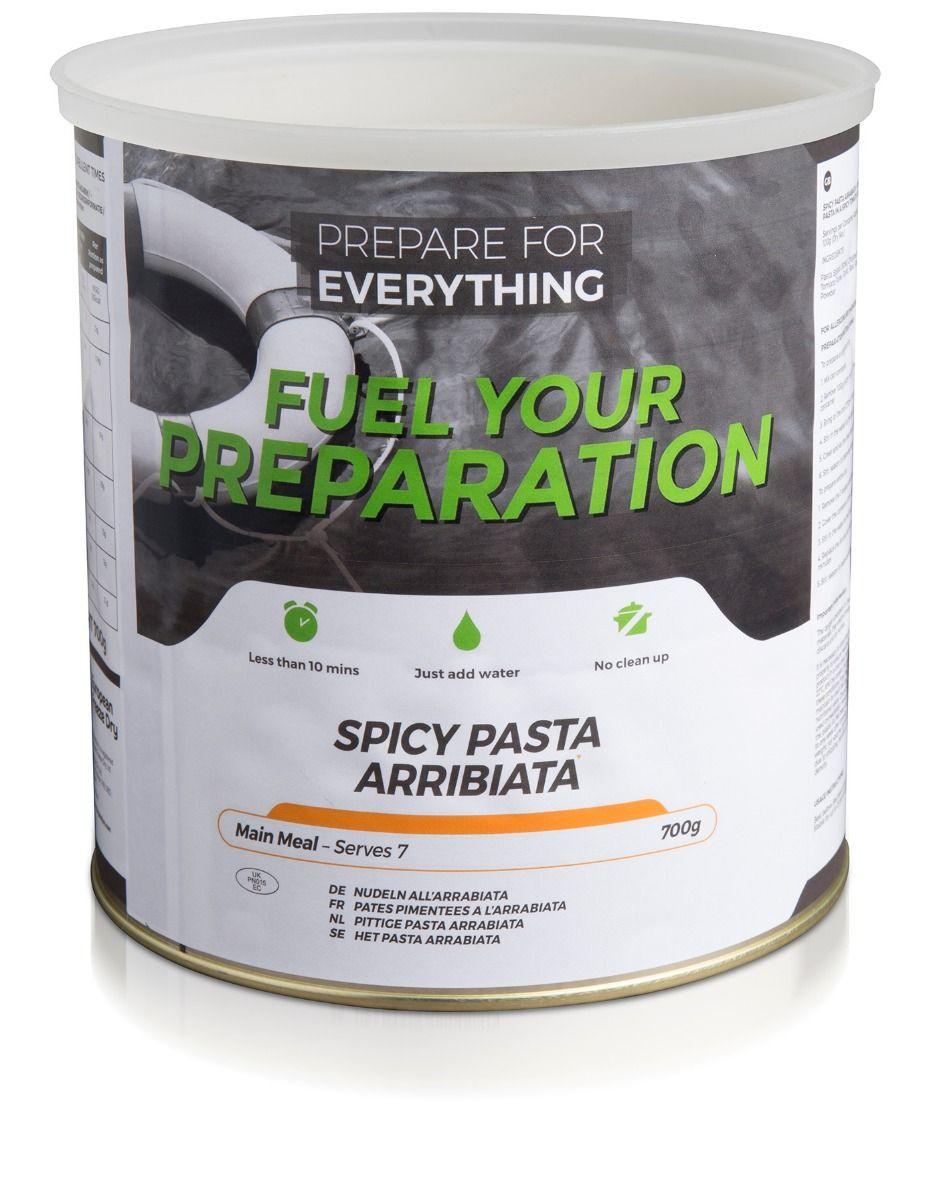 Fuel your preapartion Spicy Arrabiata Tin camping outdoor meal