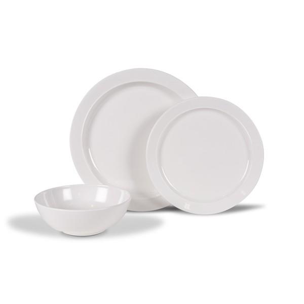 Kampa Classic White Dinner set 12 pieces