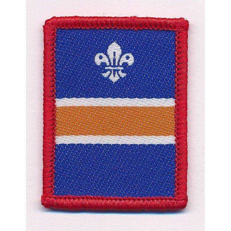 orange scout patrol badge