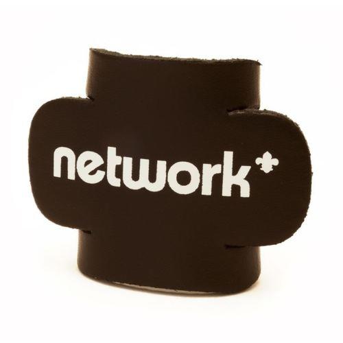 black leather network woggle