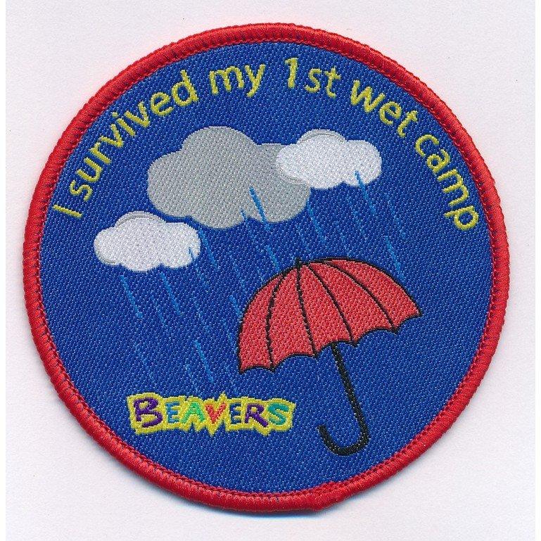 Beaver Scouts I Survived My 1st Wet Camp Fun Badge