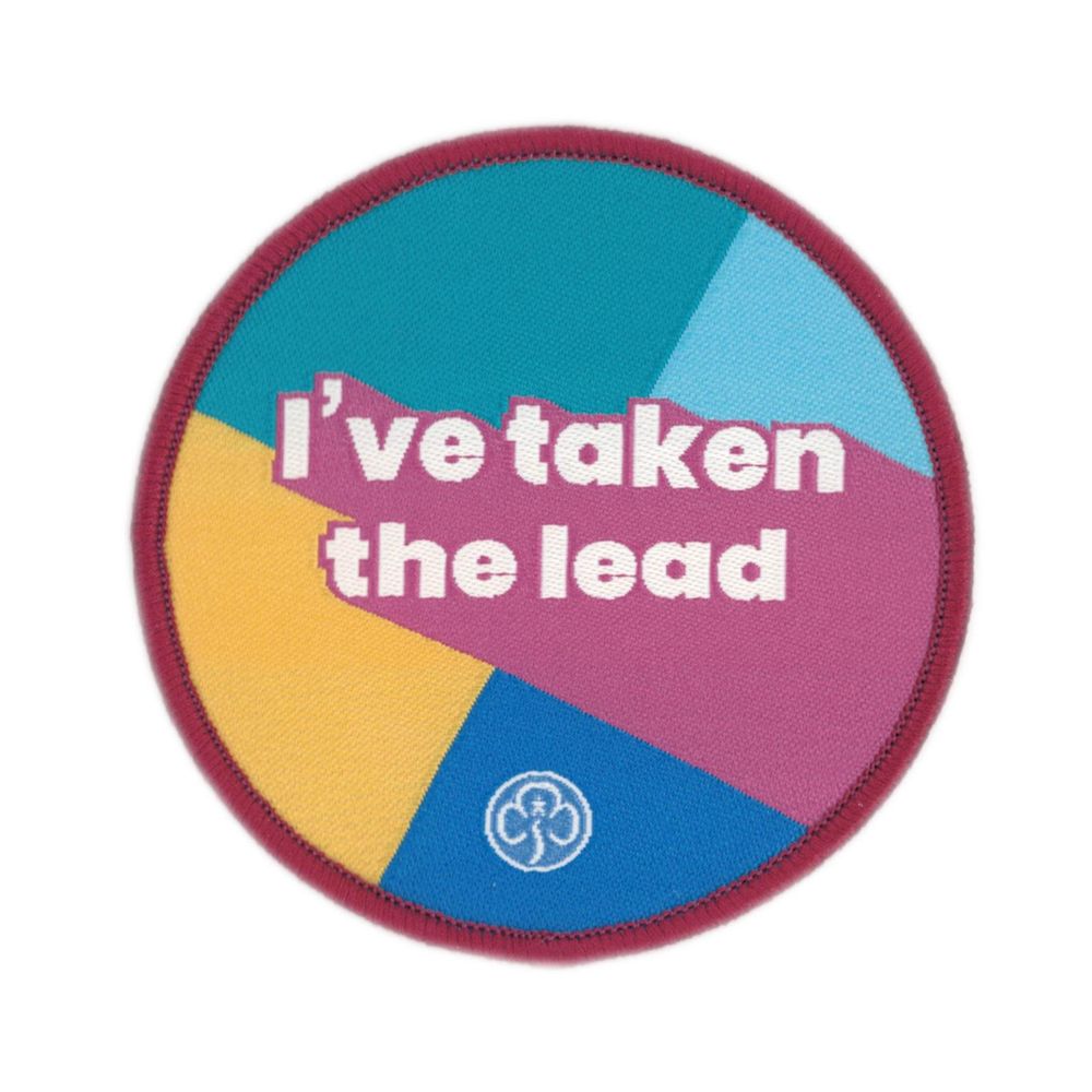 I've Taken The Lead Woven Badge- All sections
