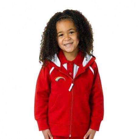 Rainbows Section zip hoodie - Girl Guiding