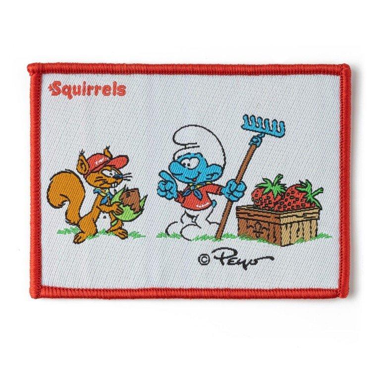Smurf Squirrel Scout Official NEW Fun Badge