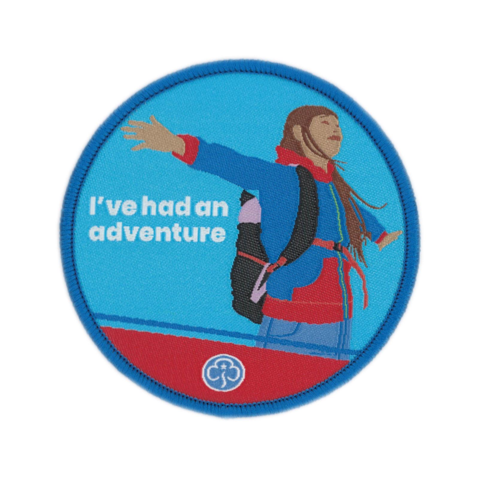 Guides I've Had An Adventure Woven Badge