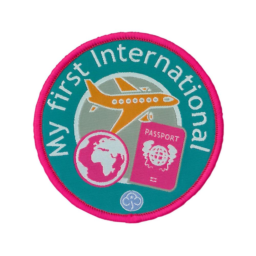 Girlguiding My First International Woven Badge