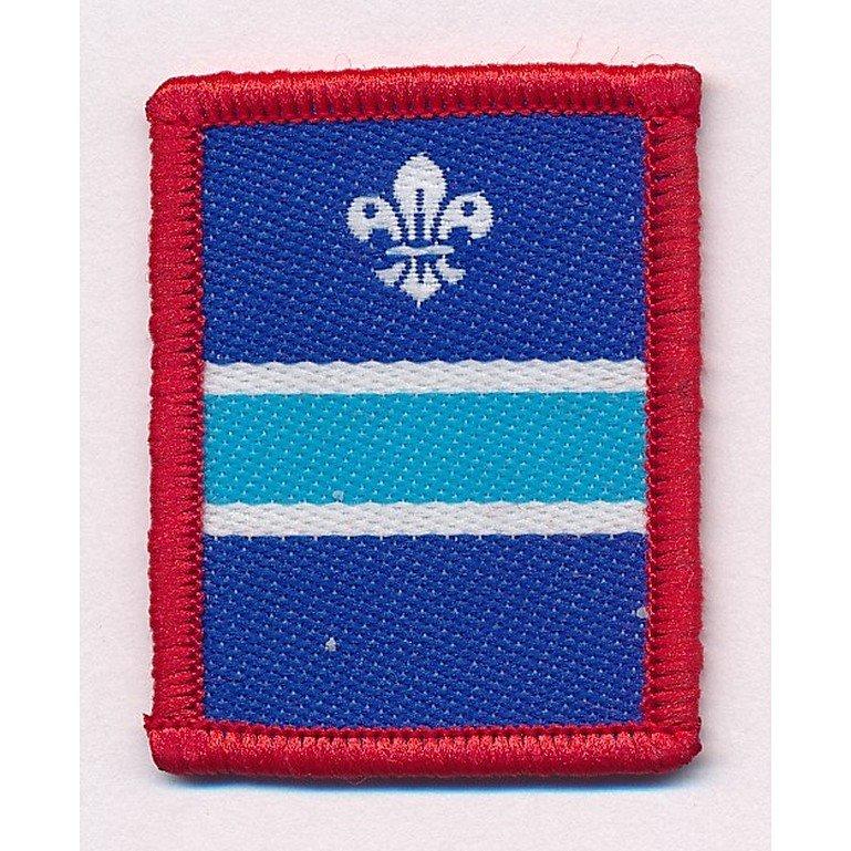 blue scout patrol badge