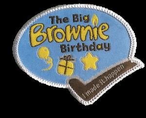 The Big Brownie Birthday- I Made It Happen Woven Badge