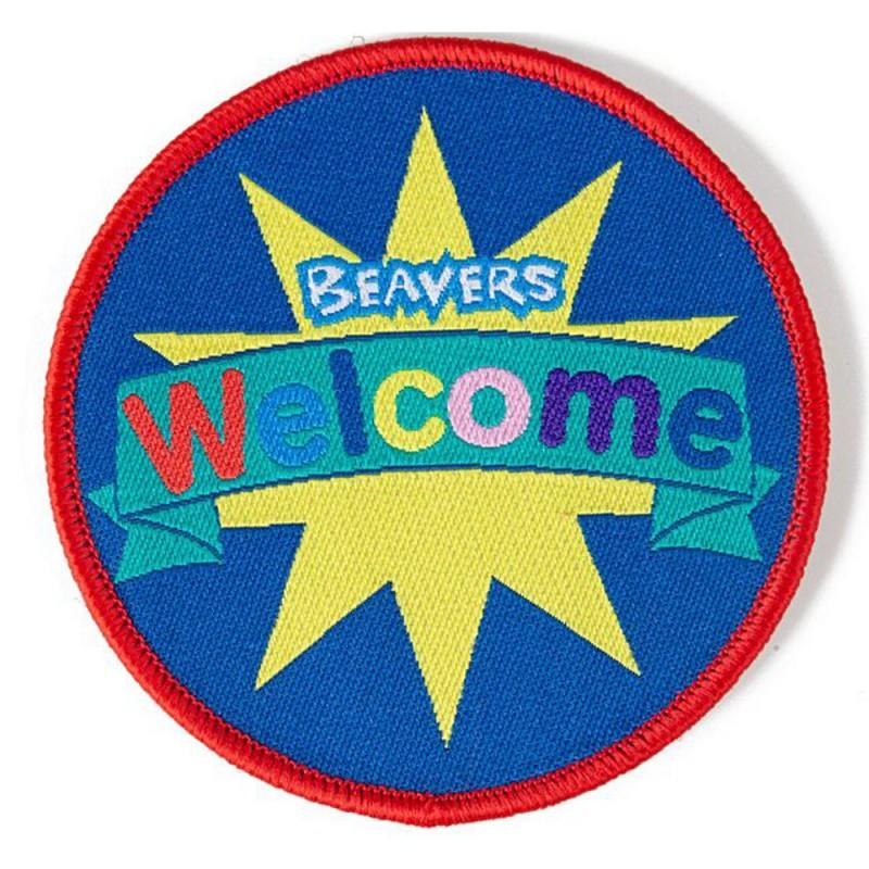 Welcome To Beavers Woven Fun Badge