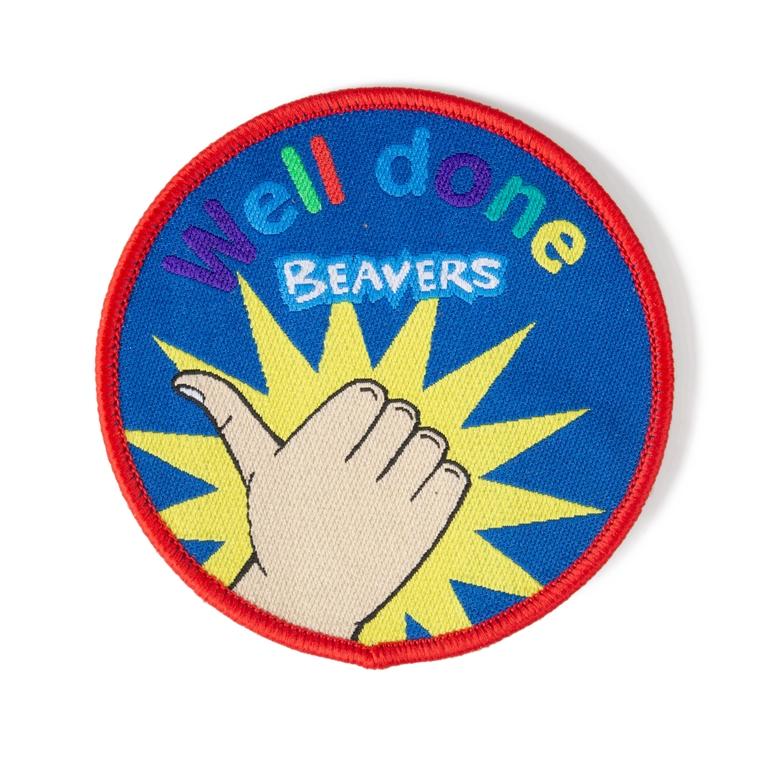 Well Done Badge Beaver Scouts