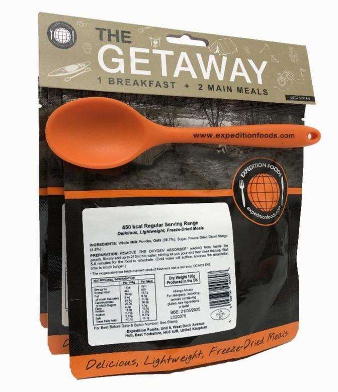 Expedition Meal Getaway Pack - Vegetarian 3 meals freeze dried