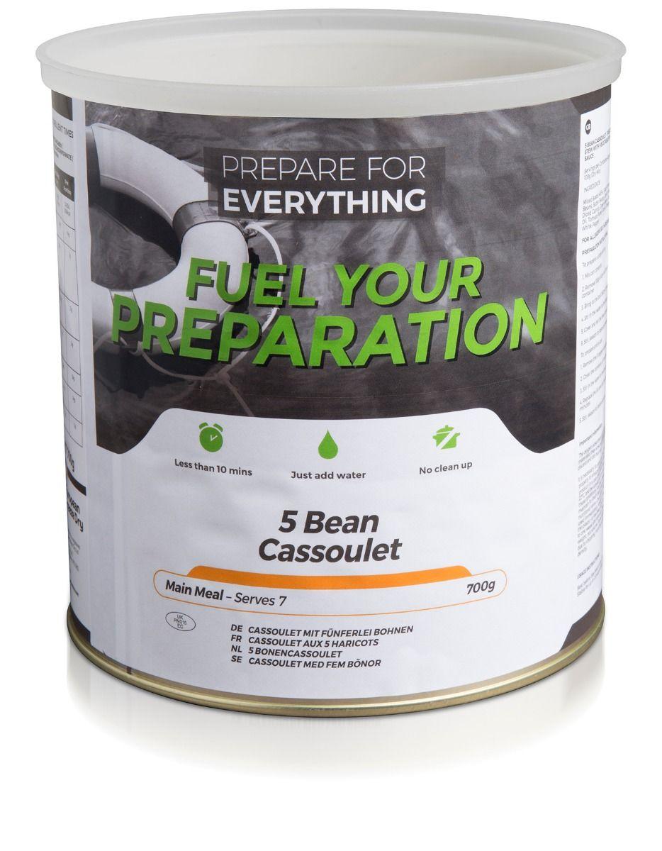Fuel your preapartion 5 Bean Cassolet Tin camping outdoor meal