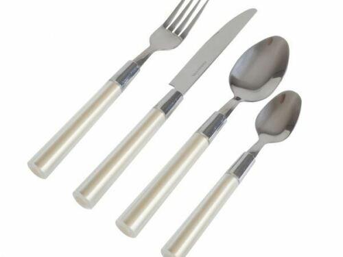 kampa 16 piece cutlery set grey stone