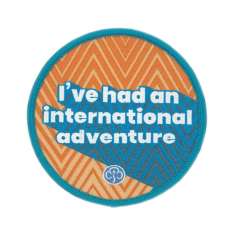 Rangers I've had an international adventure badge