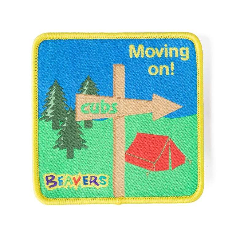 Moving on Fun Badge Beaver