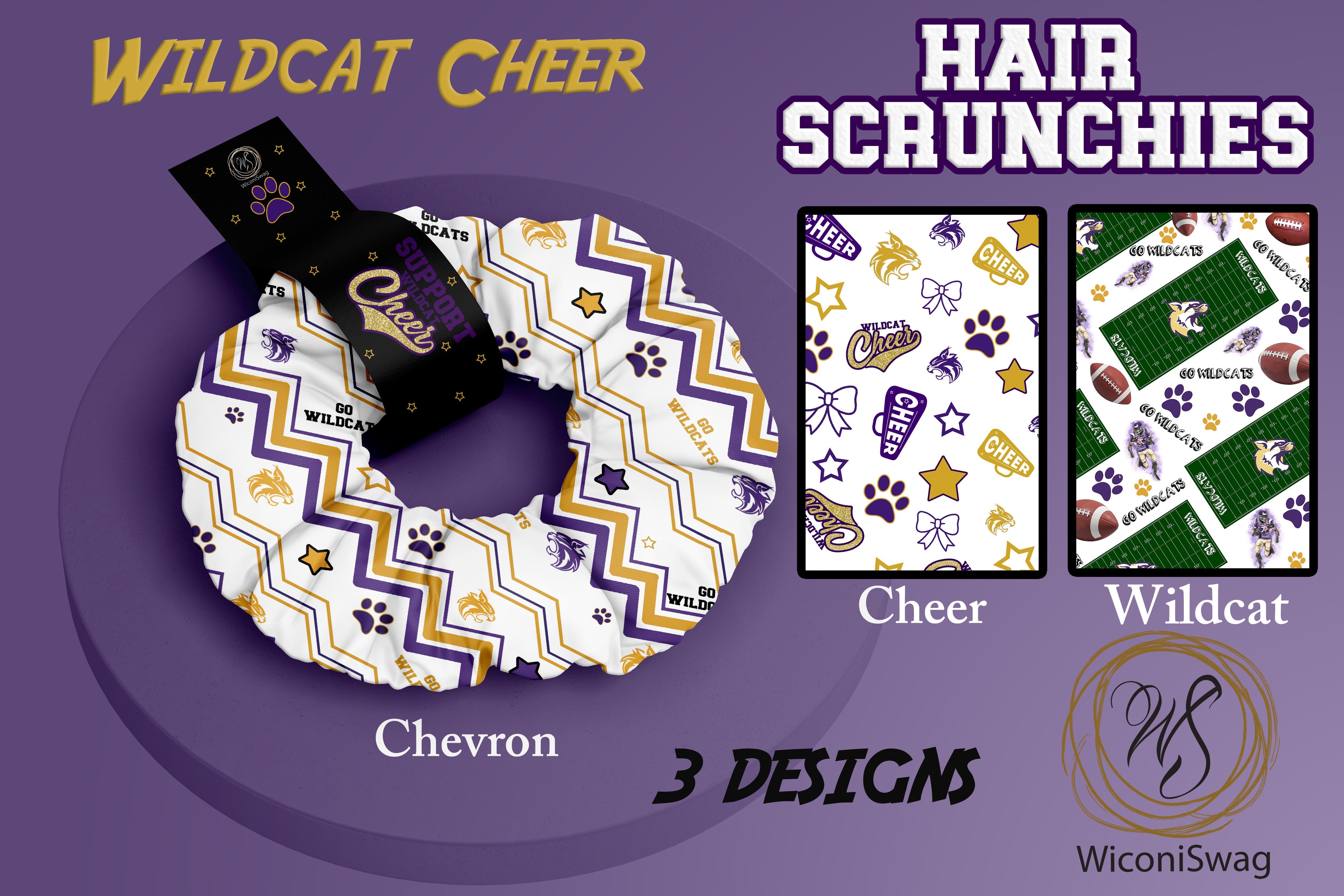 scrunchie, ohhs, cheer, wildcats
