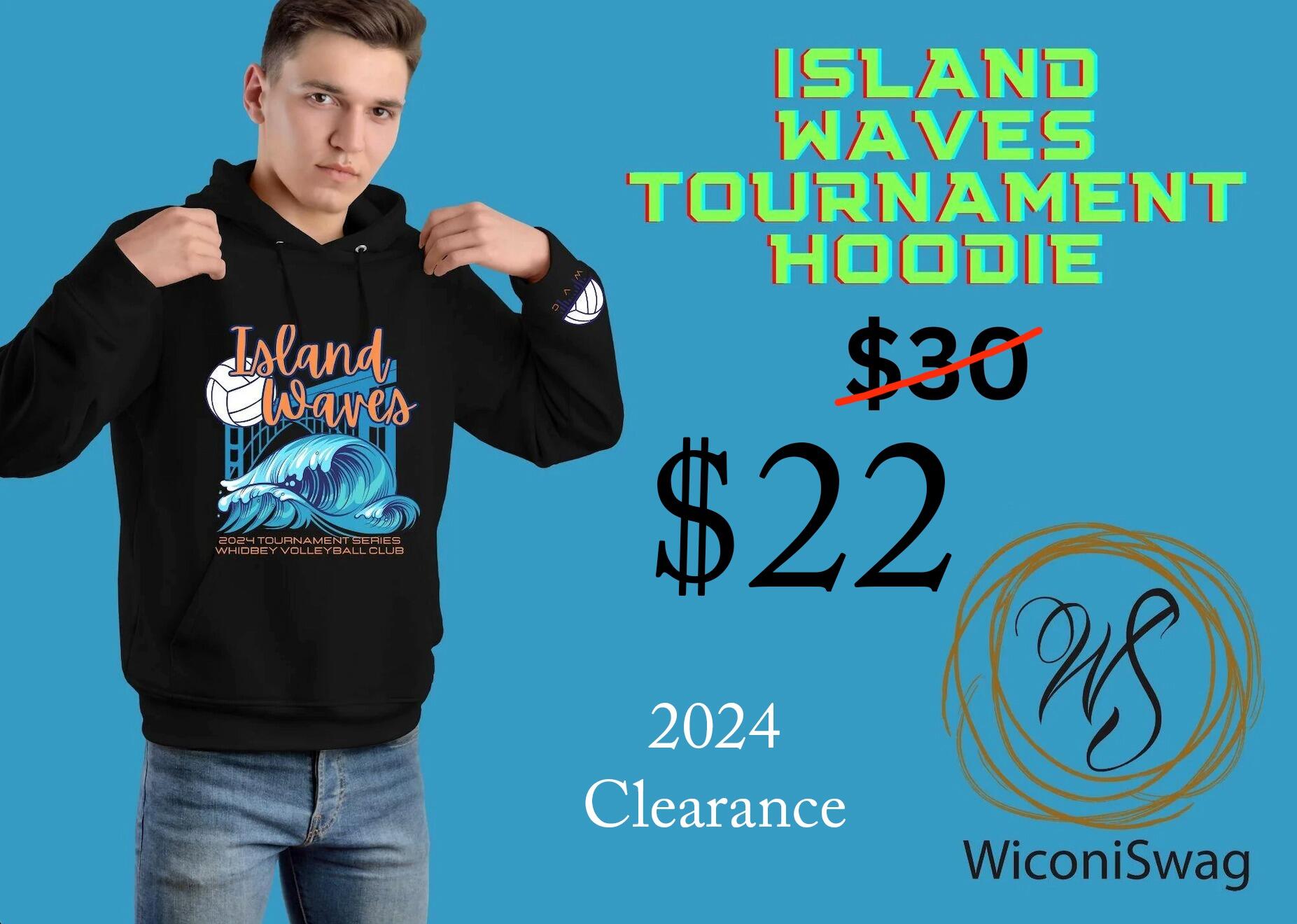 island waves, clearance merch, preorder, swag, oak harbor